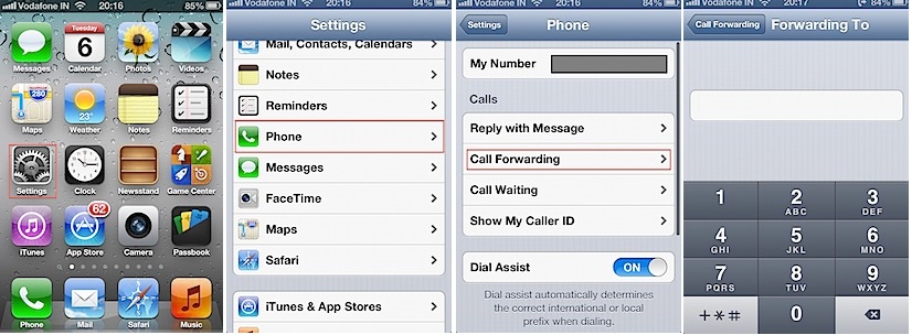call forwarding on iphone at&t