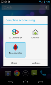 How to install and use a Android launcher app
