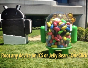 How to Root any Device on Android 4-0 or 4-1 [ICS or Jelly Bean] easily using OneClick root script