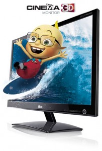 LG CINEMA 3D Monitor D2342P-Best 3D Monitors for Gaming PC
