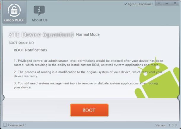 Kingo Root for any android device on Jelly Bean - Icecream sandwich or Gingerbread