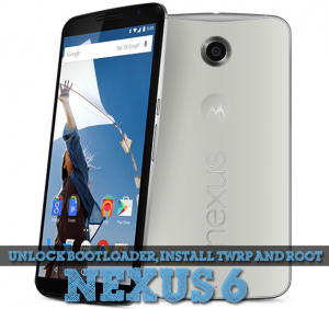 How to unlock bootloader and root Nexus 6 - Install TWRP recovery