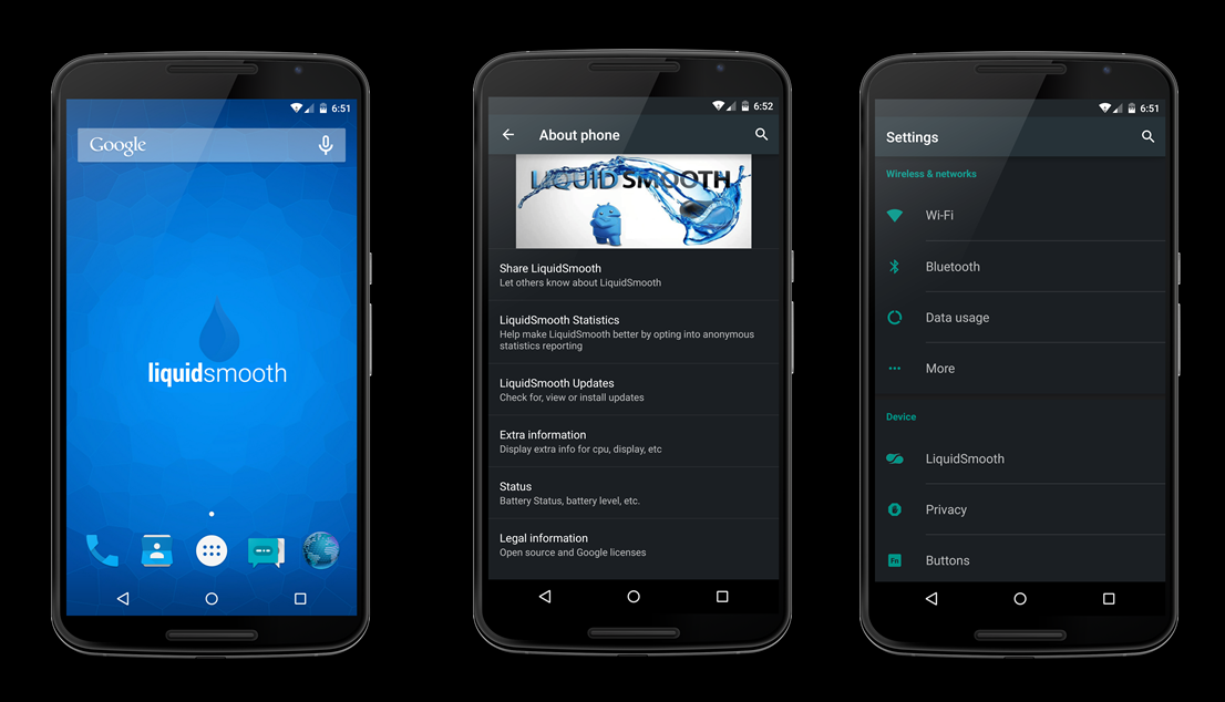 Liquid Smooth - best custom rom for Nexus 6