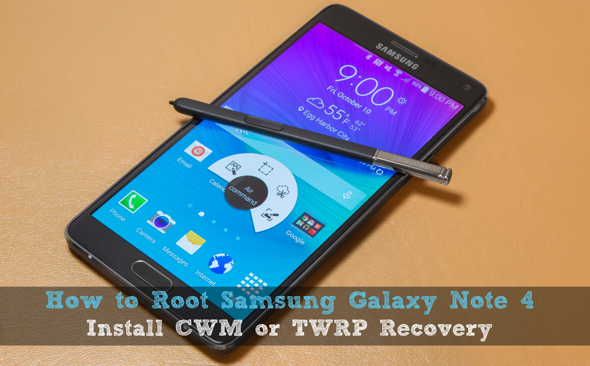 How to root Samsung Galaxy note 4 and install CWM or TWRP recovery
