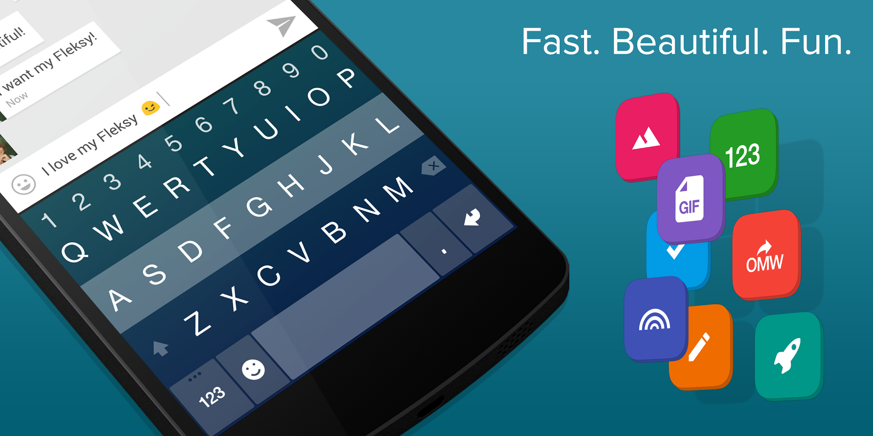 Flesky best keyboard app for android